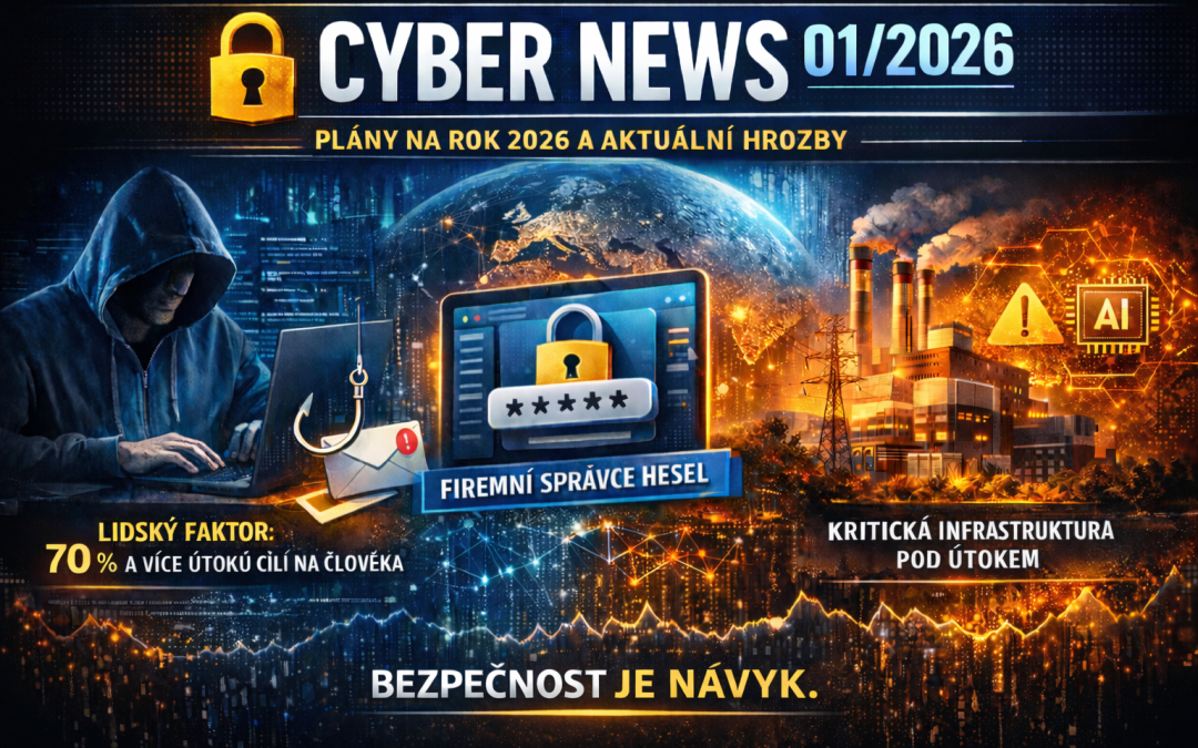 Cyber News – Leden 2026 Bezpečnostní novinky z&nbsp;kybersvěta